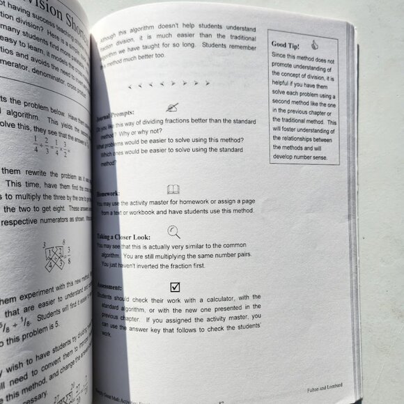 Simply Great Math Activities: Fractions, Decimals, & Percents Workbook Book Pape - Picture 3 of 12